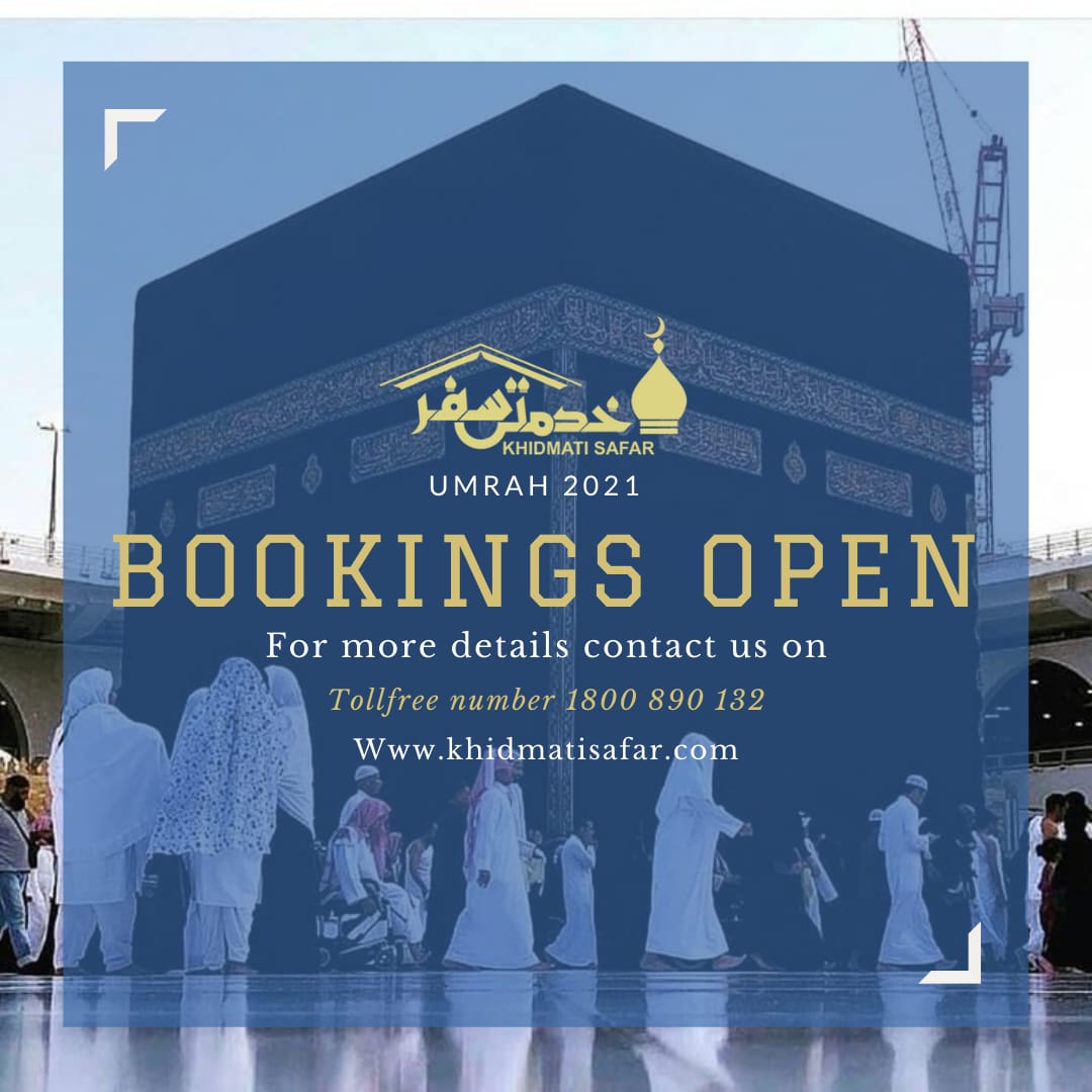 book now as normalcy has returned and to book Umrah trip bring the necessary documents